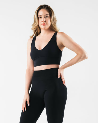 Celeste Bra C/D Cup - Black - Best Sports Bra | Alphalete