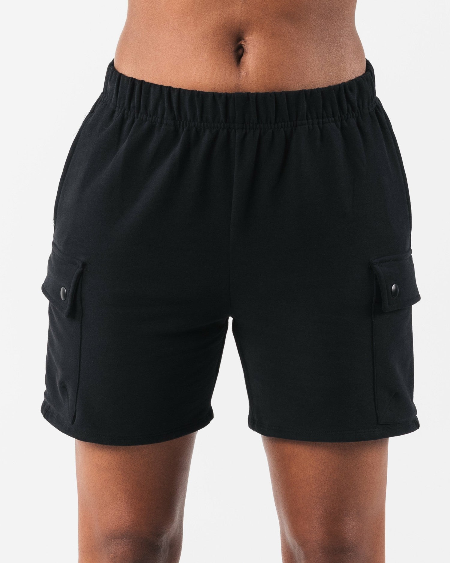 Cargo Short - Black - Workout Clothes For Women | Alphalete