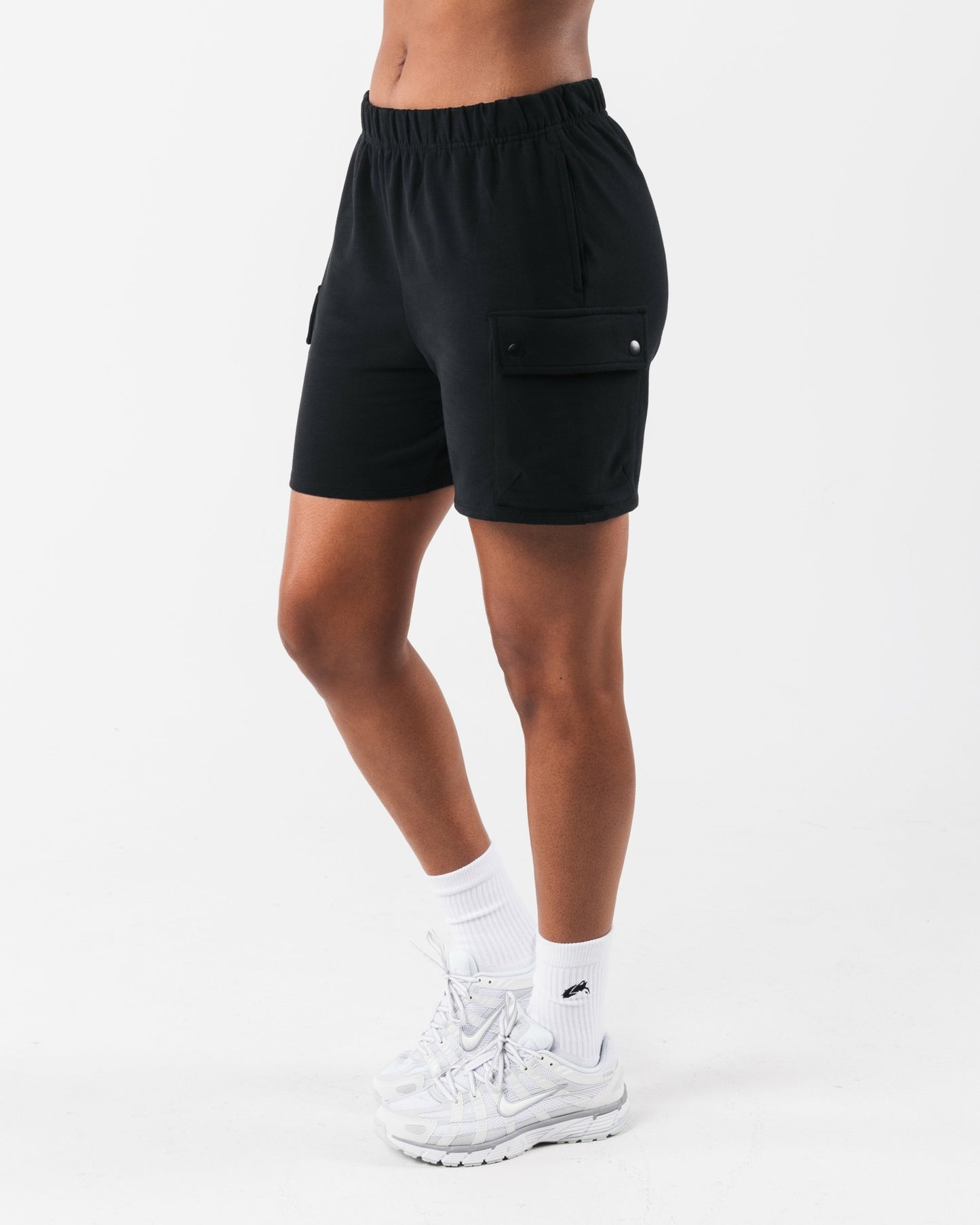 Cargo Short - Black - Workout Clothes For Women | Alphalete