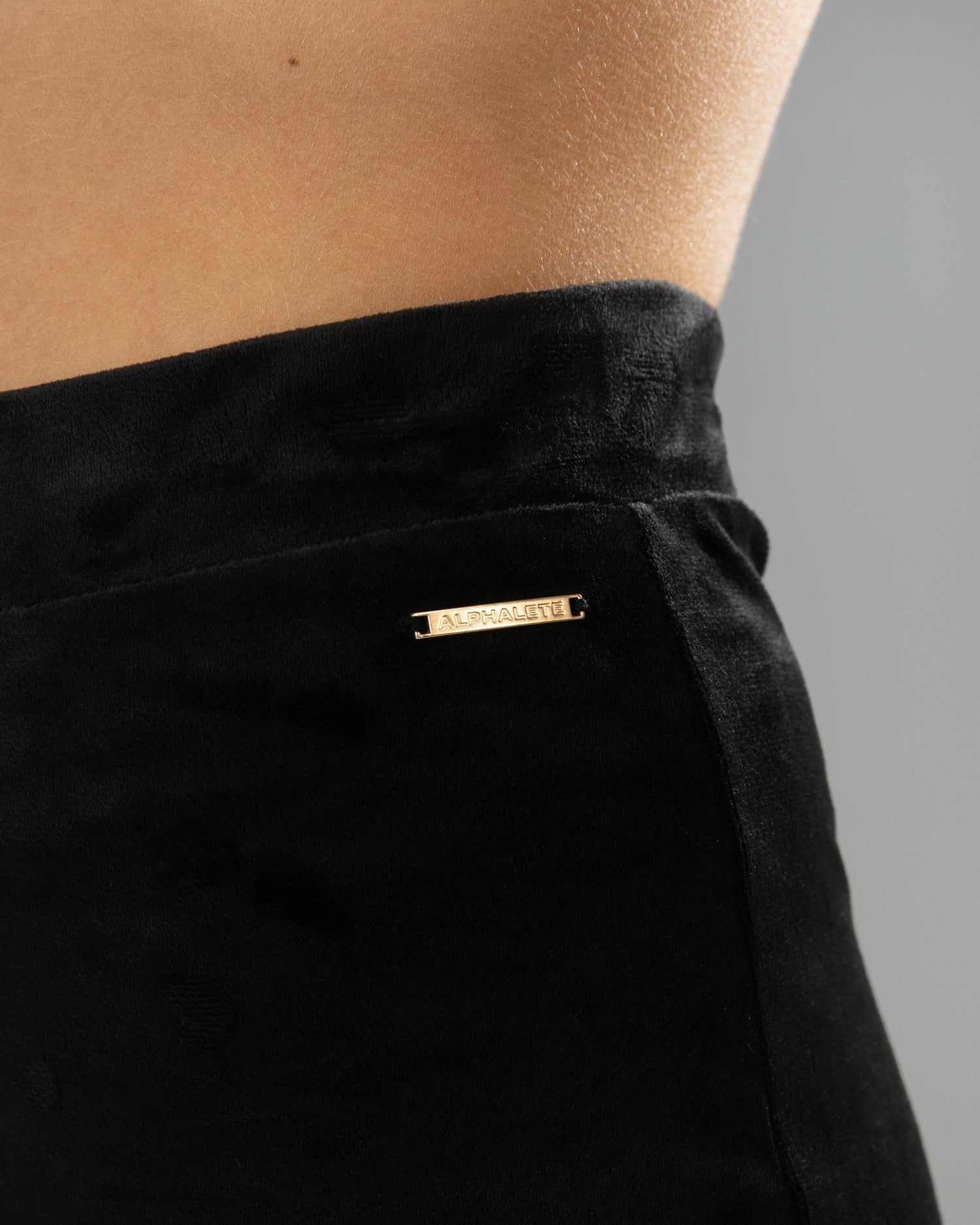 Velour Short - Black - Workout Clothes For Women | Alphalete