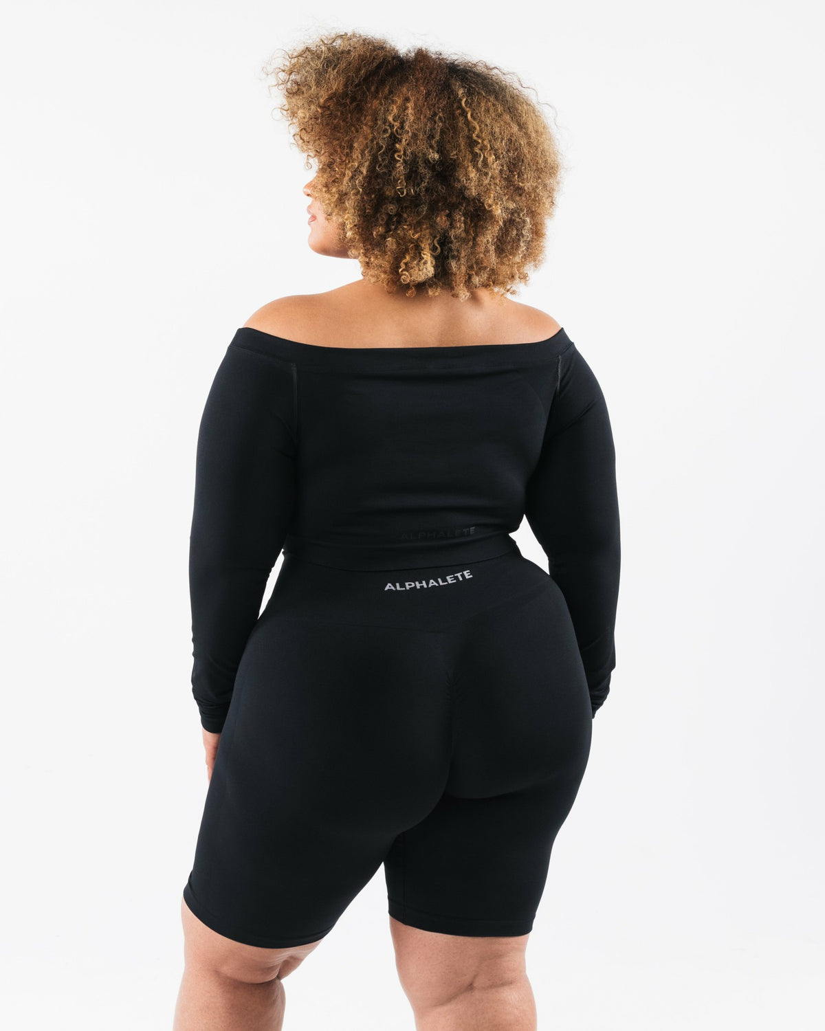 Amplify Halley LS - Black - Workout Clothes | Alphalete