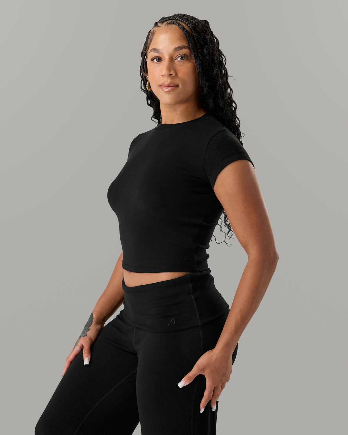 Cloud Tee - Black - Workout Clothes For Women | Alphalete