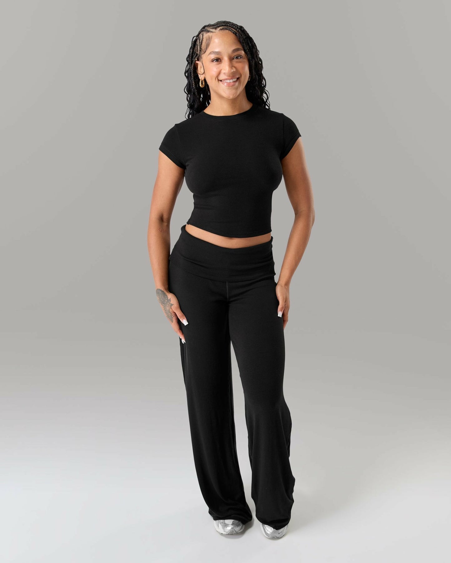 Cloud Tee - Black - Workout Clothes For Women | Alphalete