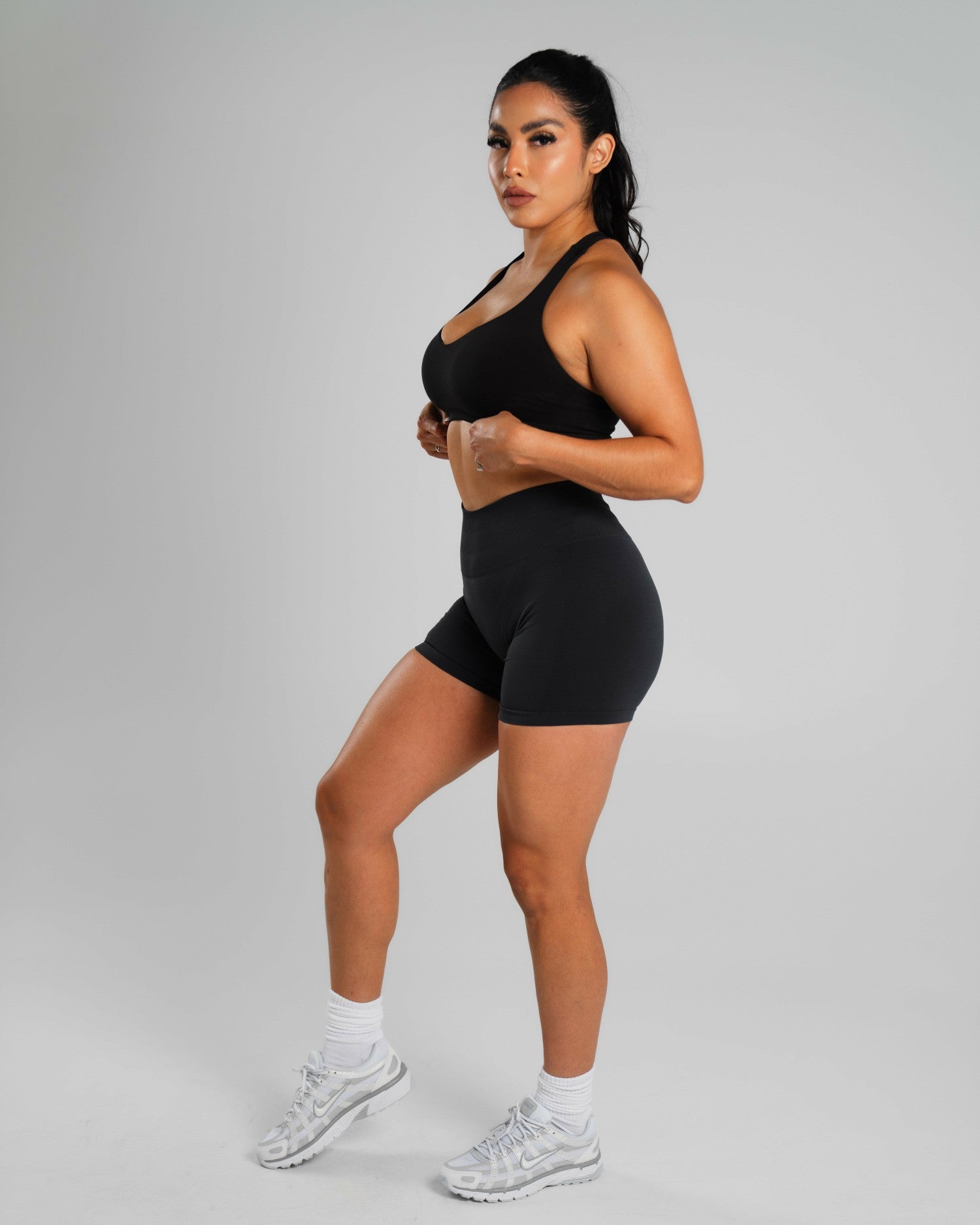 Amplify Mid Rise Short - Deep Navy | Alphalete