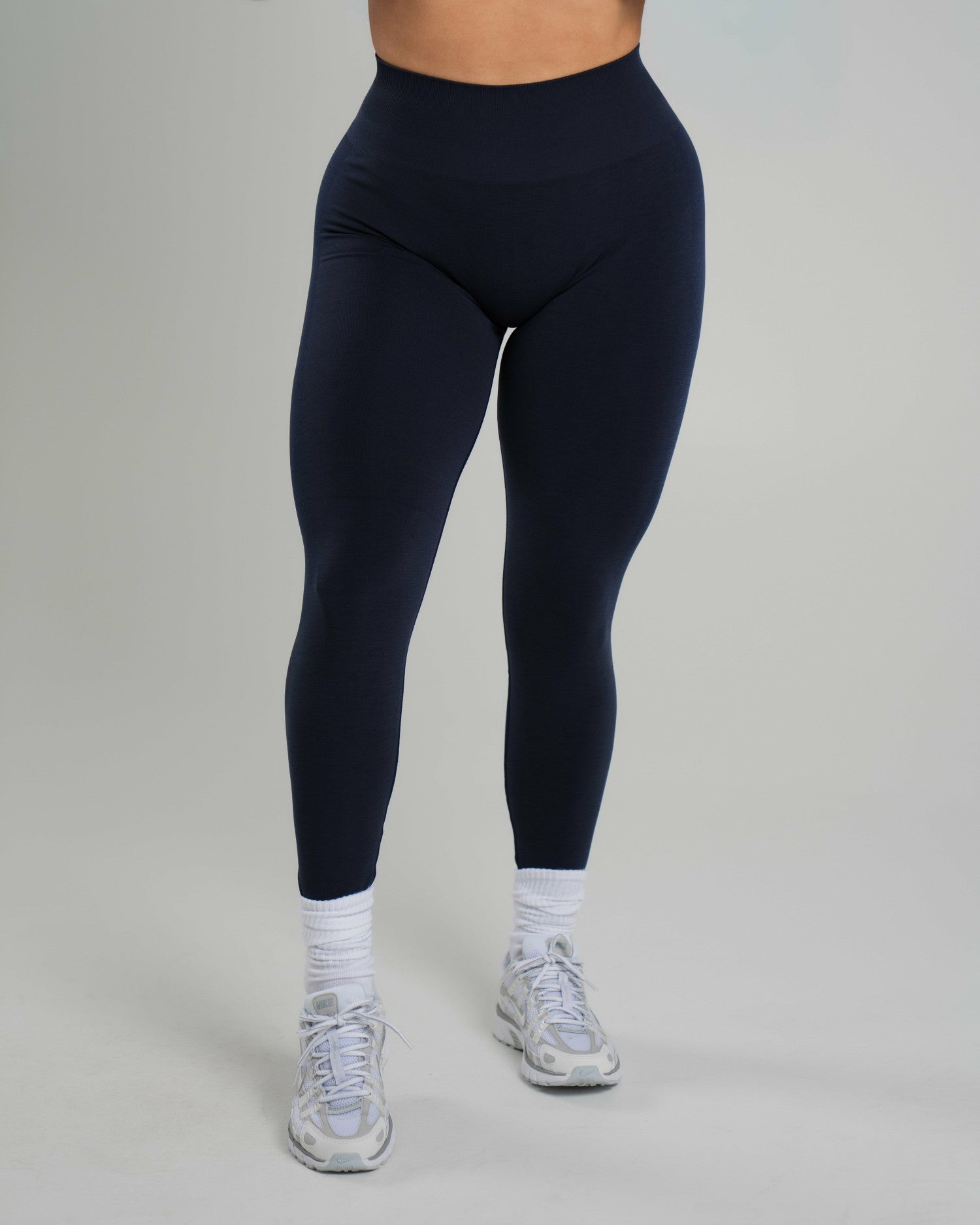 Amplify Mid Rise Legging - Deep Navy | Alphalete