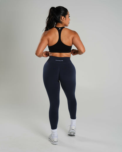 Amplify Mid Rise Legging - Deep Navy | Alphalete