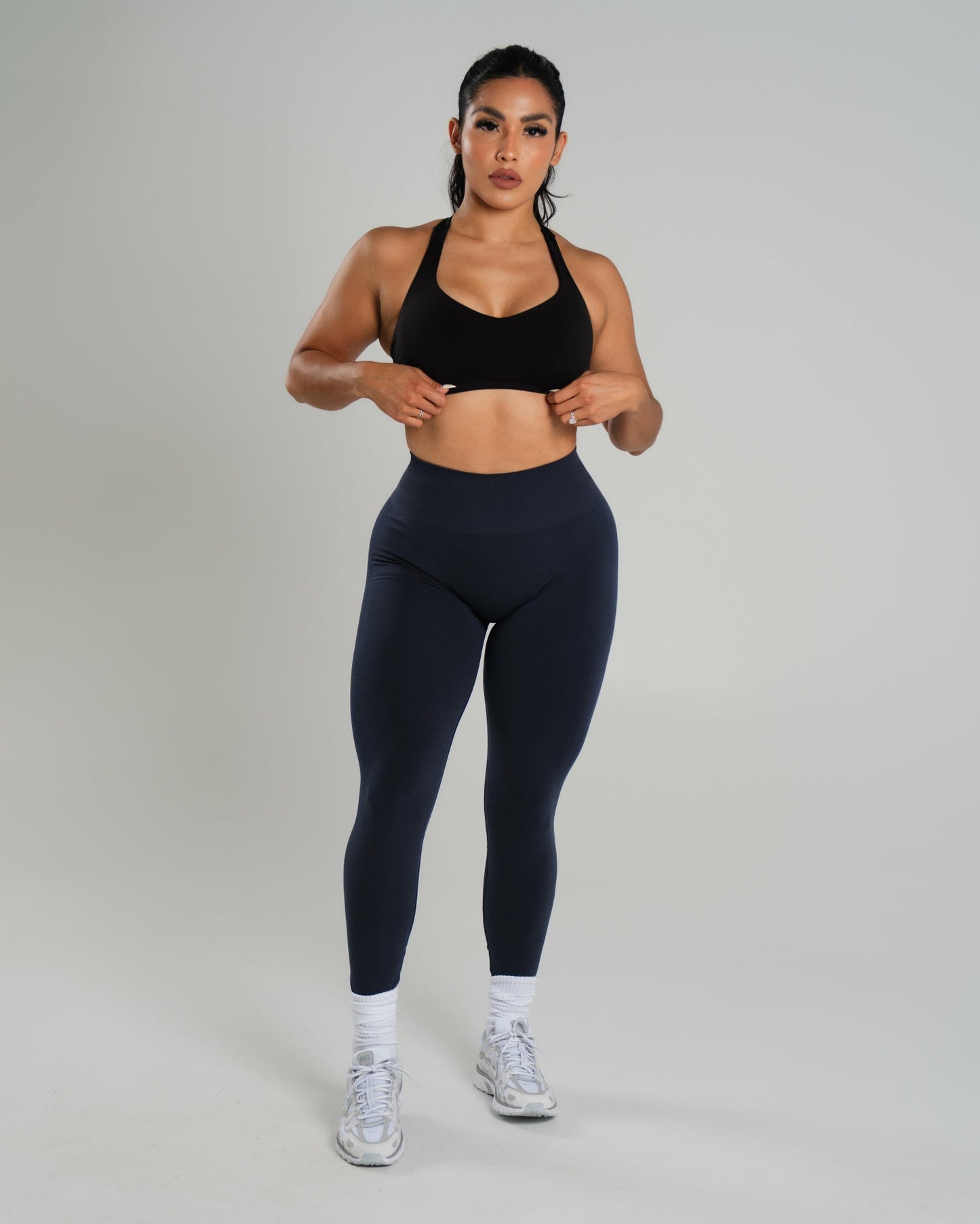 Amplify Mid Rise Legging - Deep Navy | Alphalete