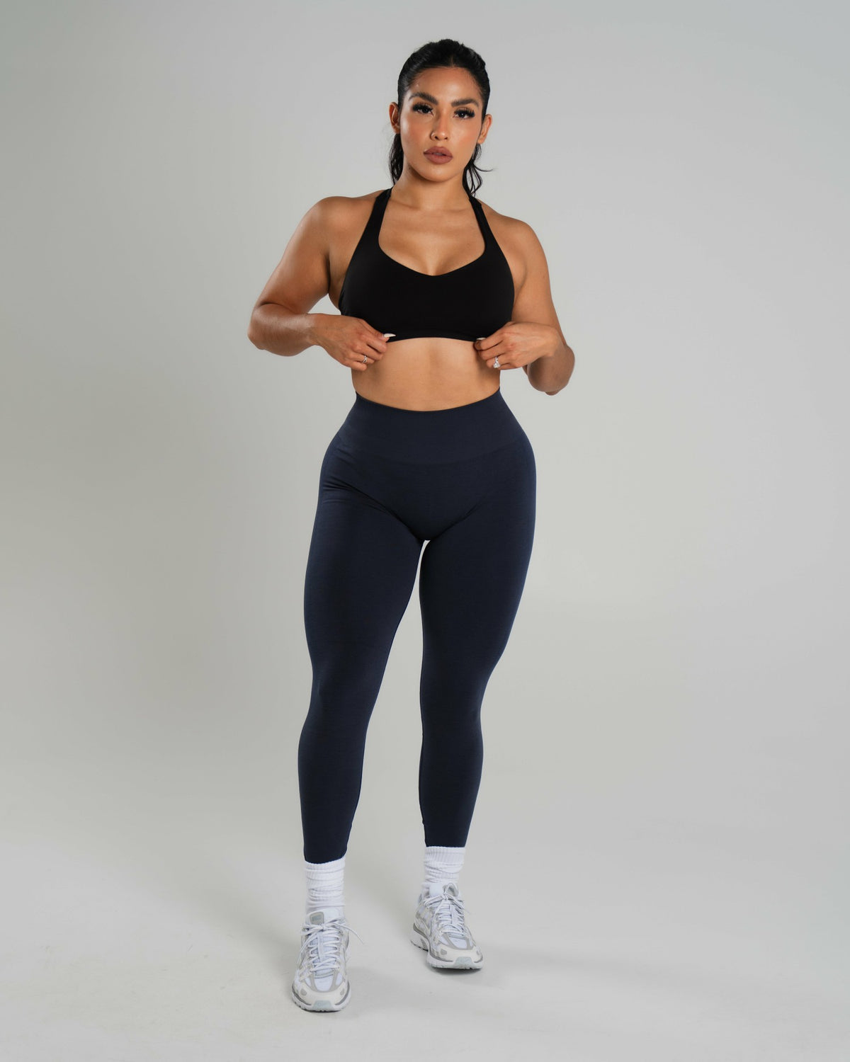Amplify Mid Rise Legging - Deep Navy | Alphalete