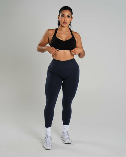 Amplify Mid Rise Legging - Deep Navy | Alphalete
