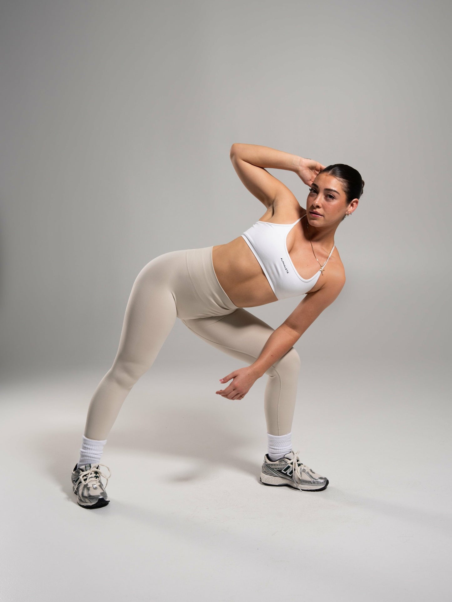 Pump High Rise Legging - Wheat | Alphalete
