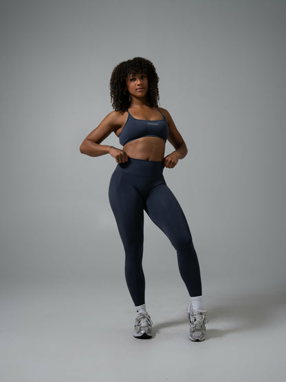 Contour Mid Rise Legging - Dusty Navy | Alphalete