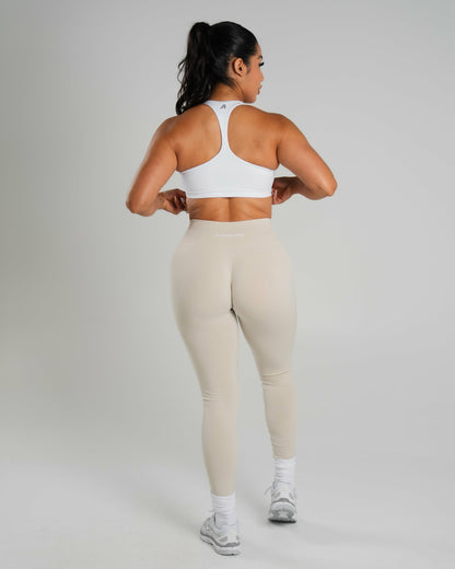 Amplify Mid Rise Legging - Wheat | Alphalete
