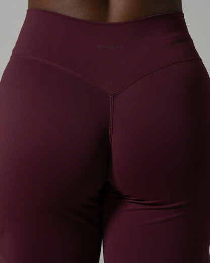 Aura Wide Leg Pant Long - Merlot | Alphalete