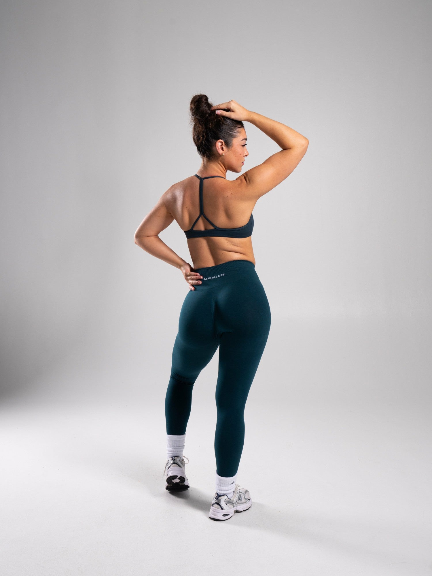 Pump High Rise Legging - Deep Sea | Alphalete
