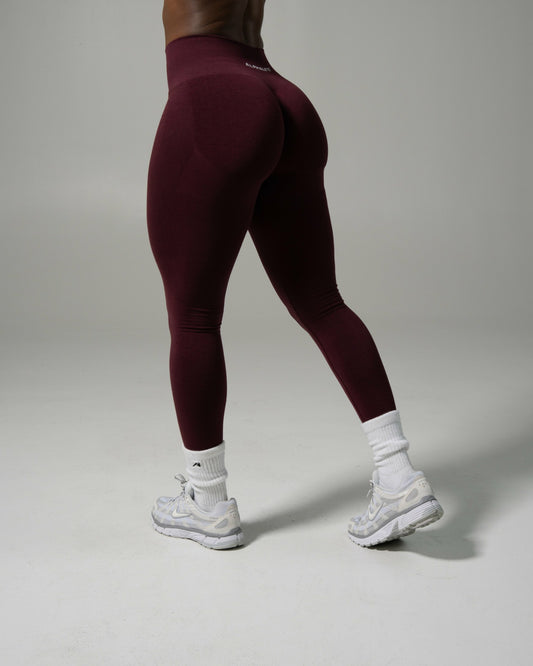 Pump Mid Rise Legging - Merlot | Alphalete