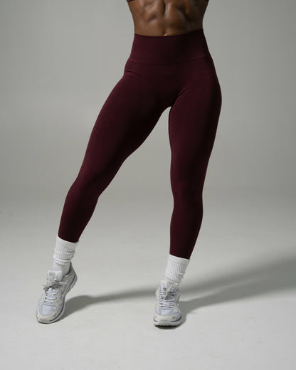 Pump Mid Rise Legging - Merlot | Alphalete