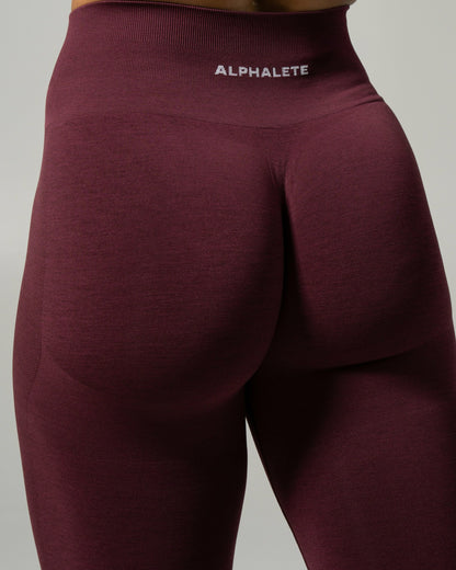 Pump High Rise Legging - Merlot | Alphalete
