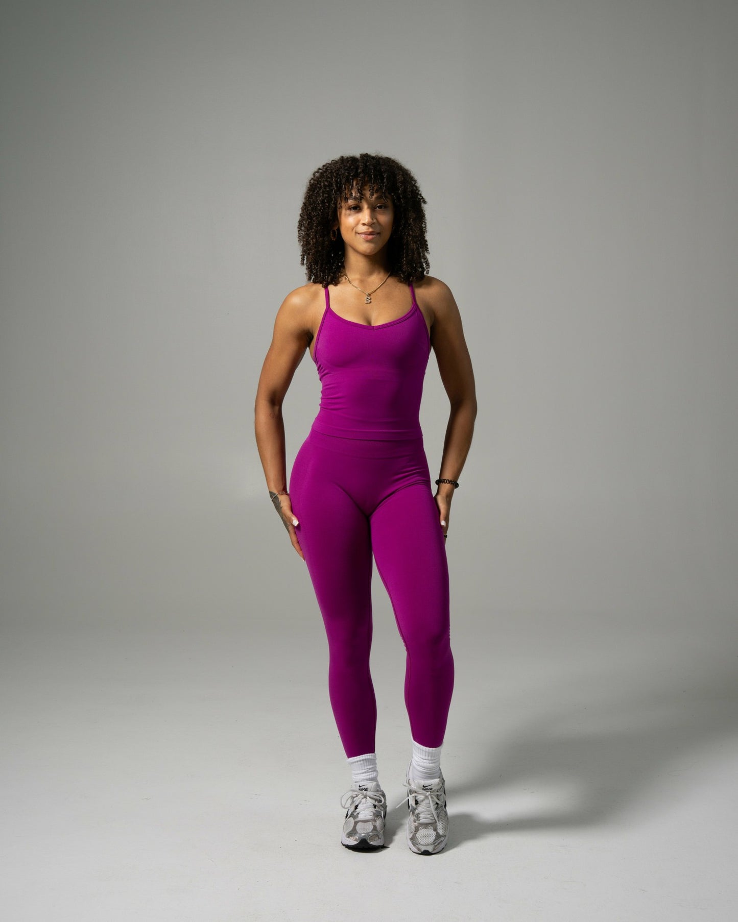 Pump High Rise Legging - Dark Fuchsia | Alphalete