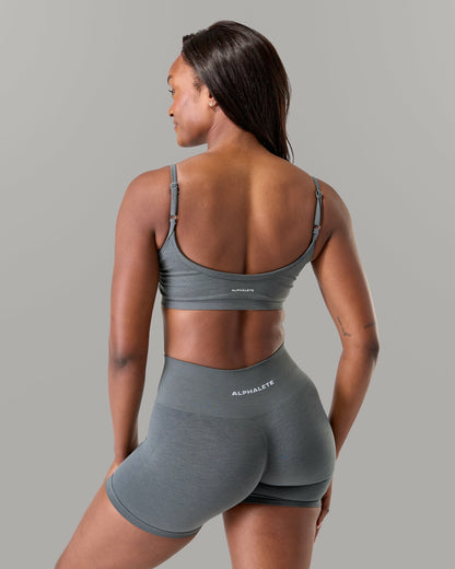 Push Bra - Smoke - Best Sports Bra | Alphalete