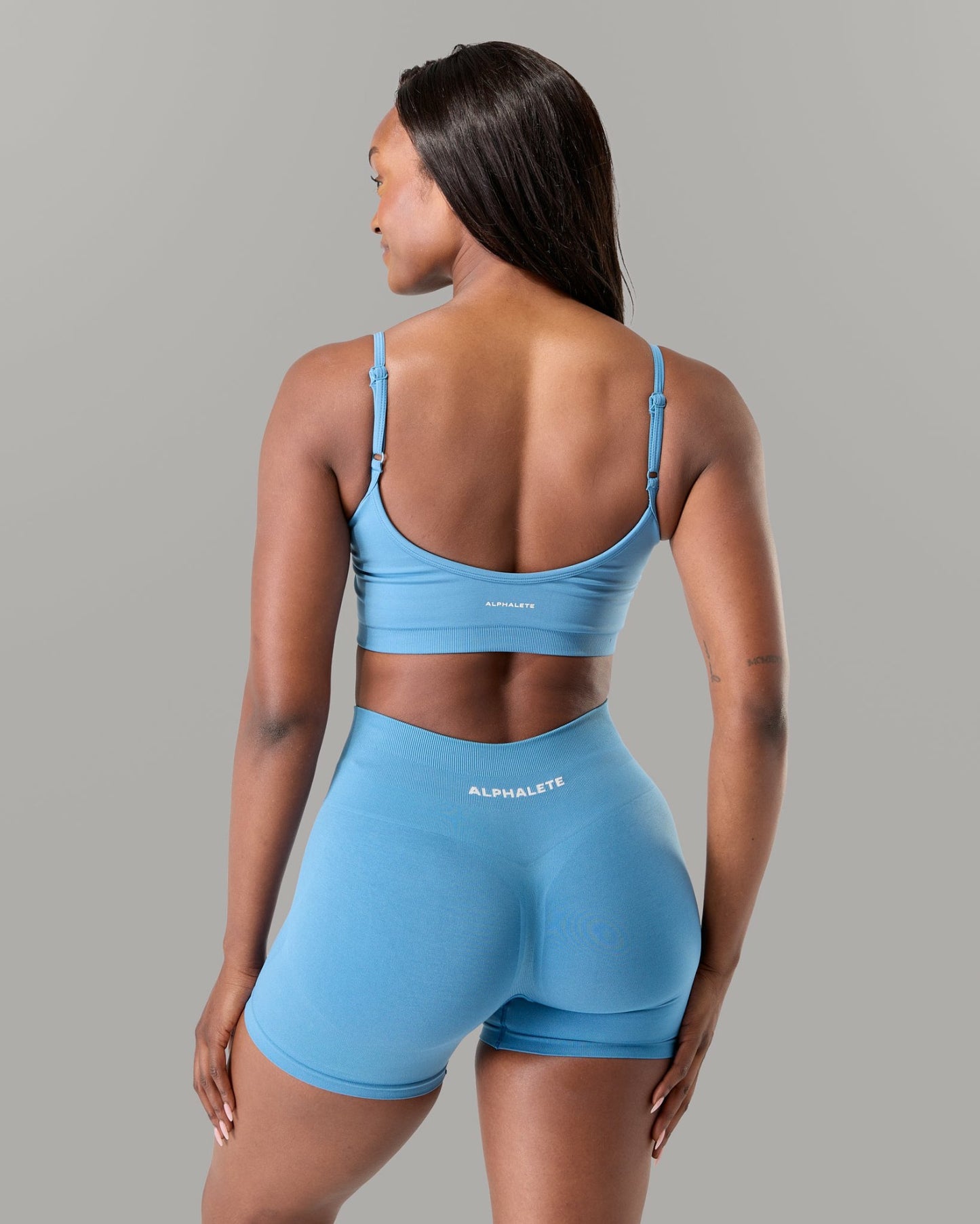 Push Bra - Coastal Blue - Best Sports Bra | Alphalete