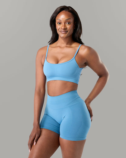 Push Bra - Coastal Blue - Best Sports Bra | Alphalete