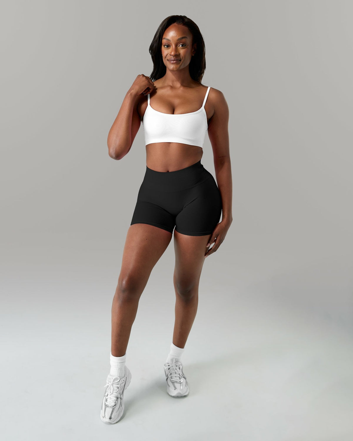 Push Bra - White - Best Sports Bra | Alphalete