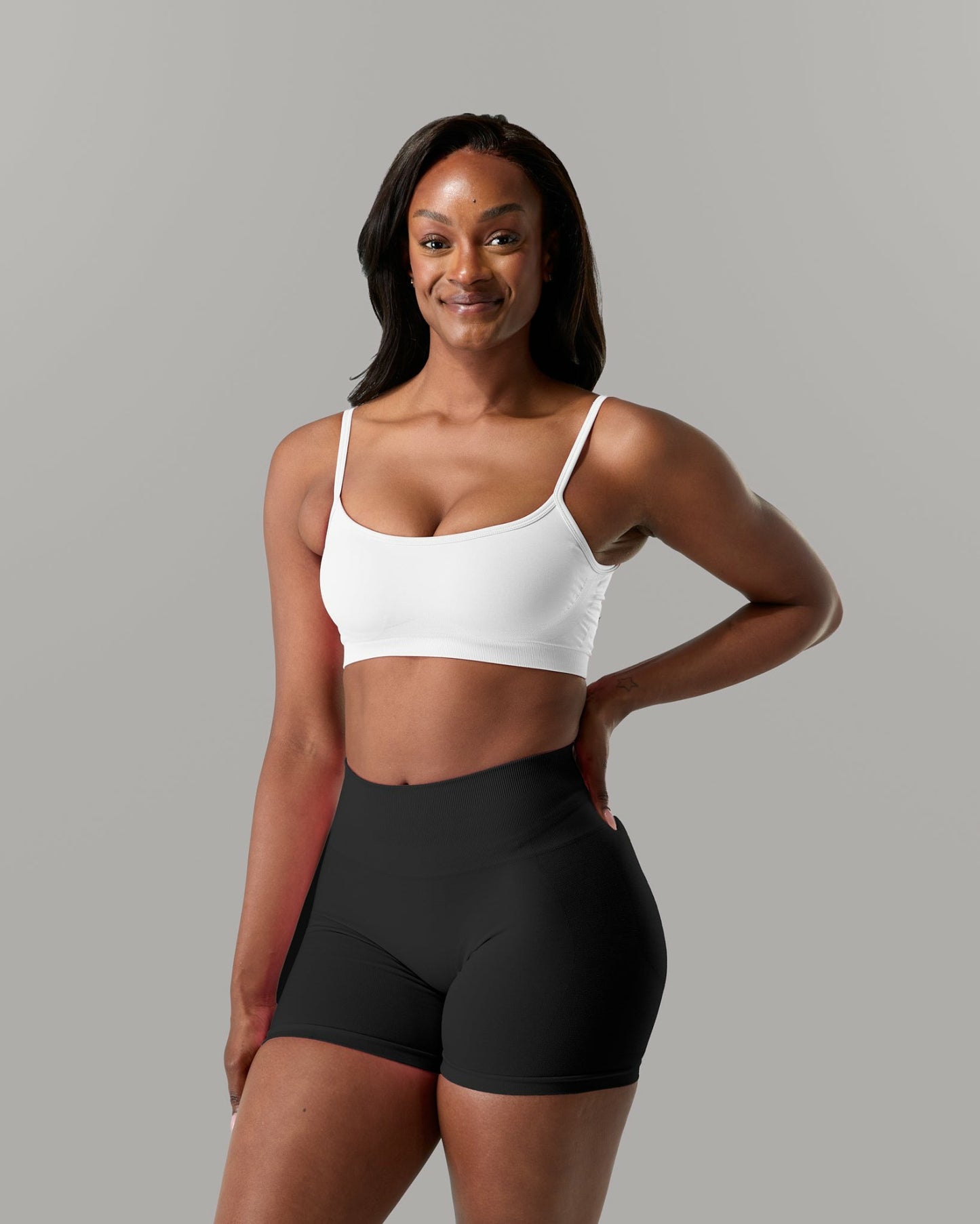 Push Bra - White - Best Sports Bra | Alphalete