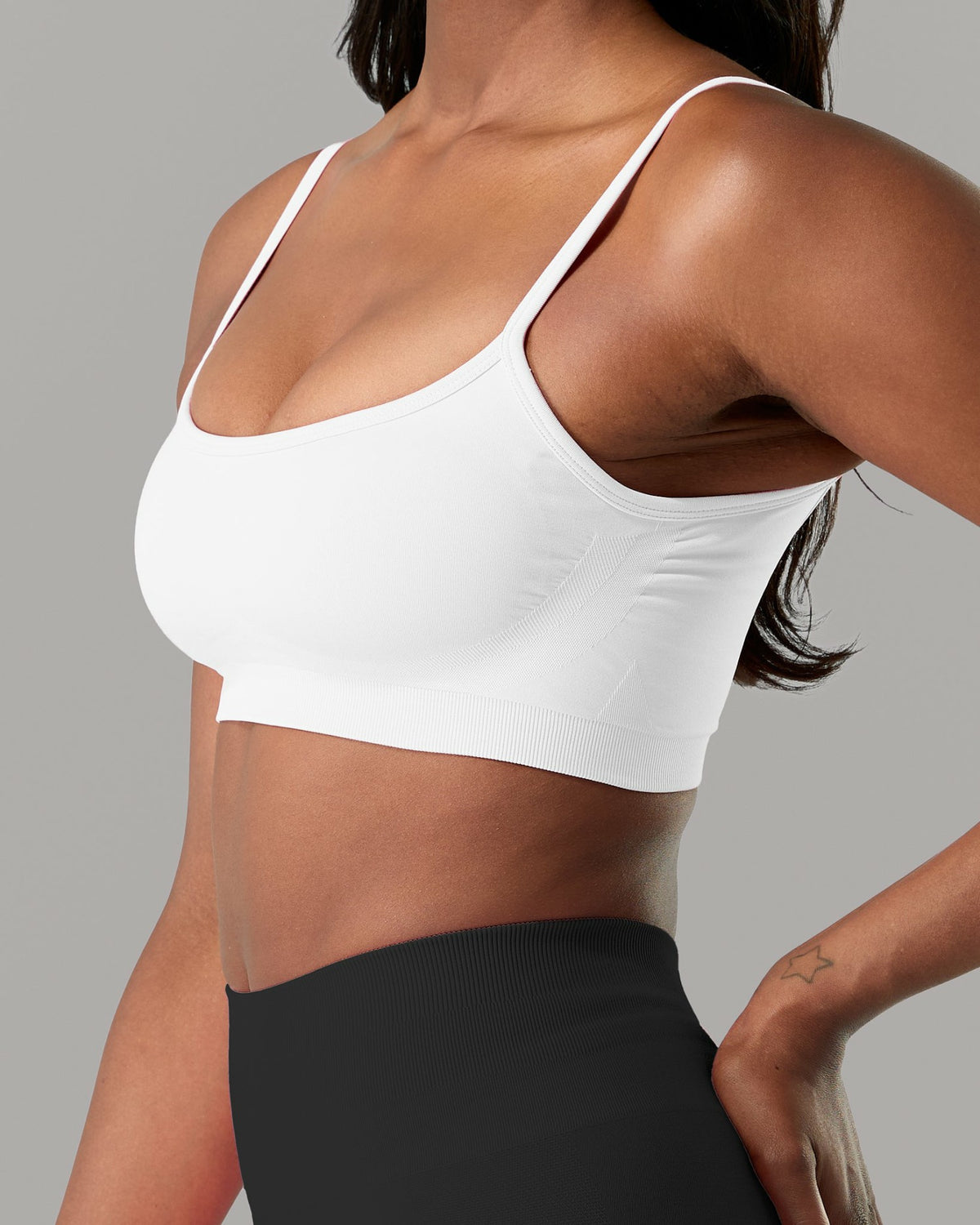 Push Bra - White - Best Sports Bra | Alphalete