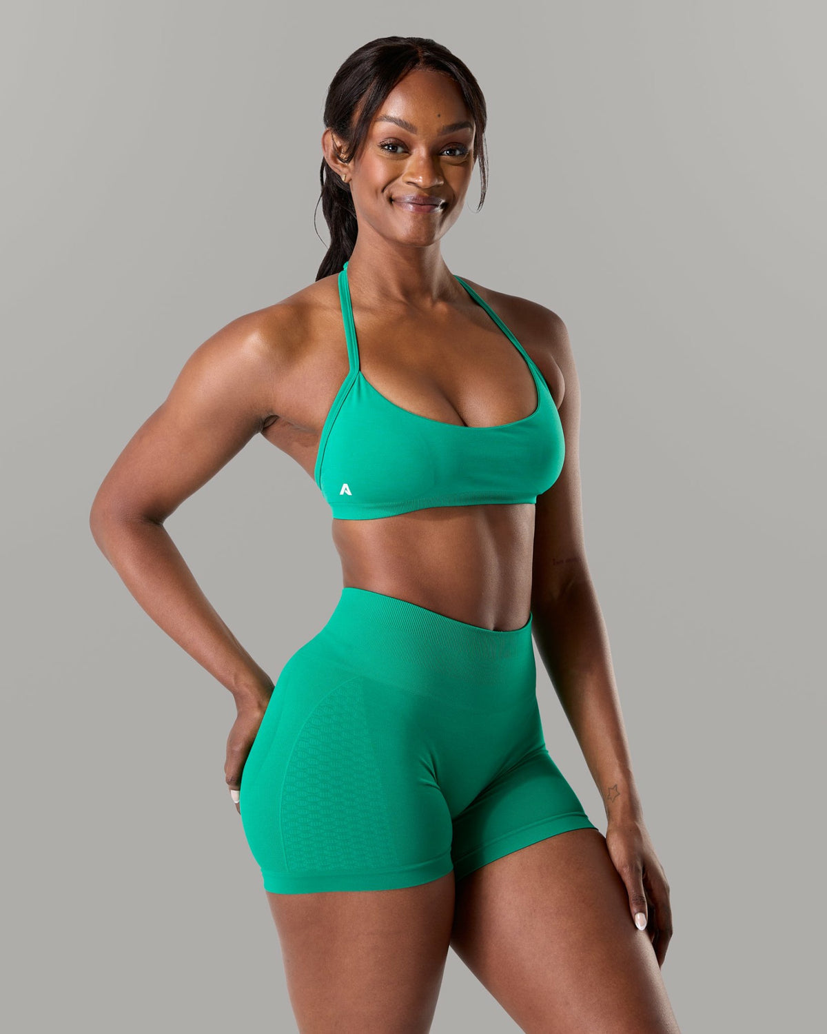 Amplify Minimal Bra - Grove - Best Sports Bra | Alphalete
