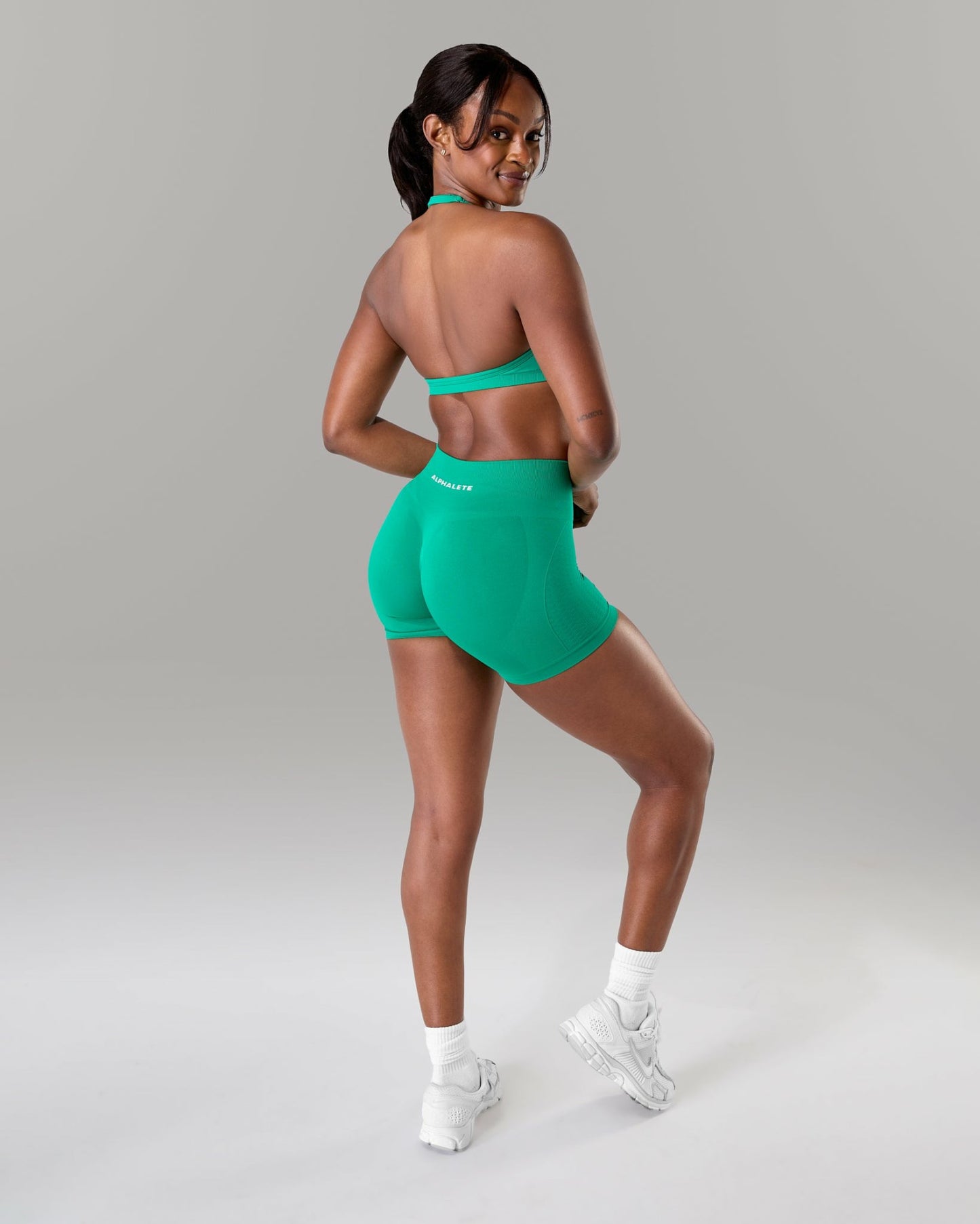 Amplify Minimal Bra - Grove - Best Sports Bra | Alphalete