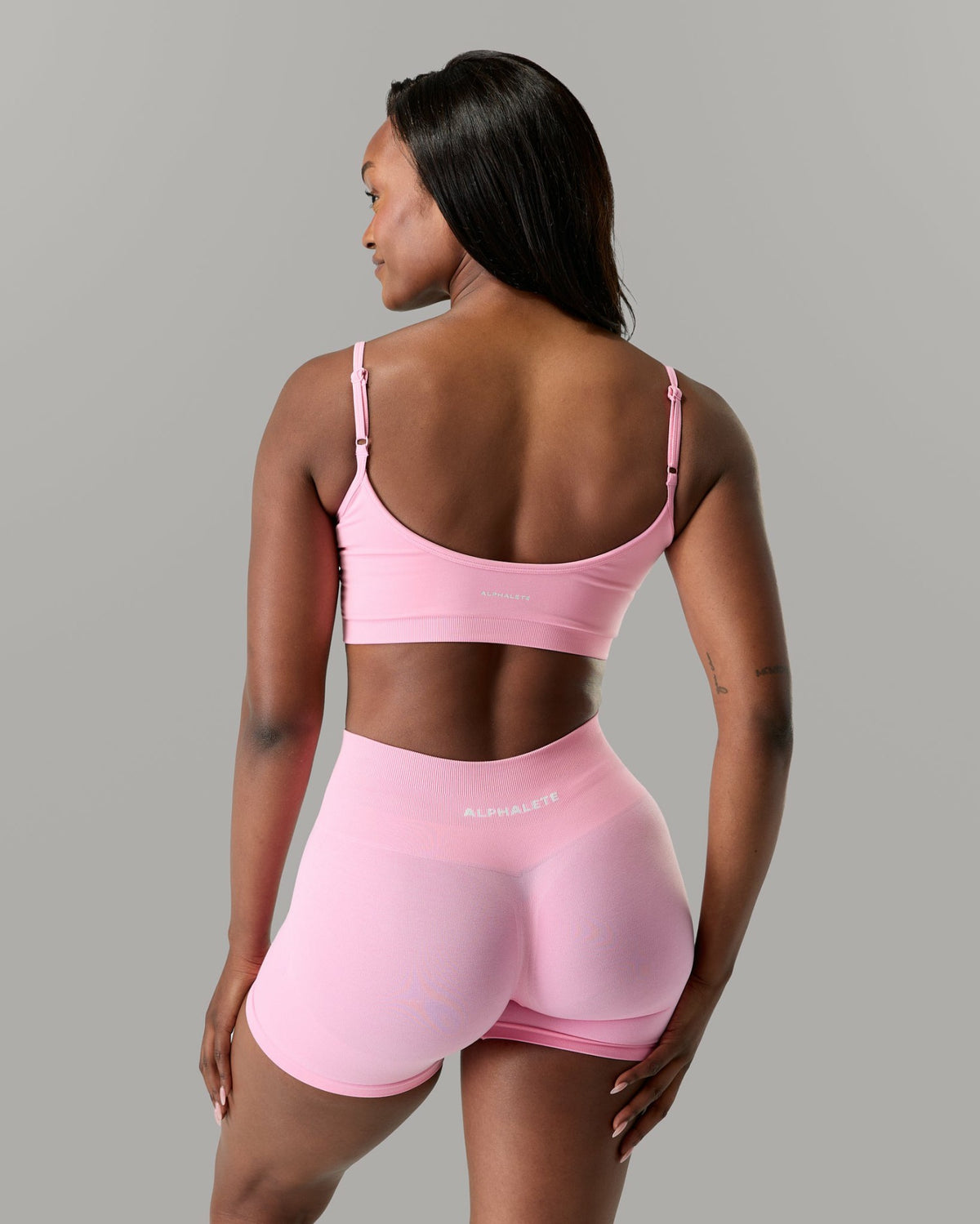 Push Bra - Rose - Best Sports Bra | Alphalete