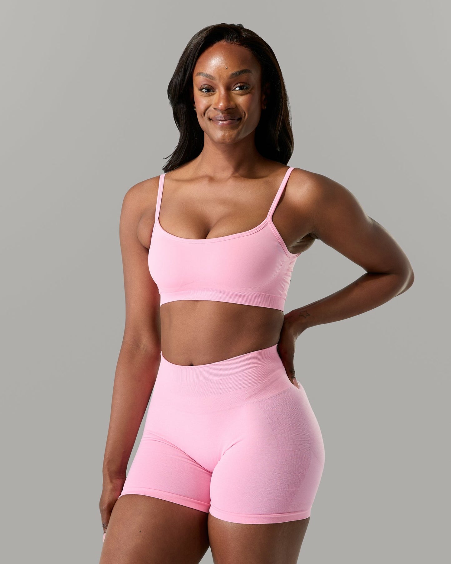 Push Bra - Rose - Best Sports Bra | Alphalete