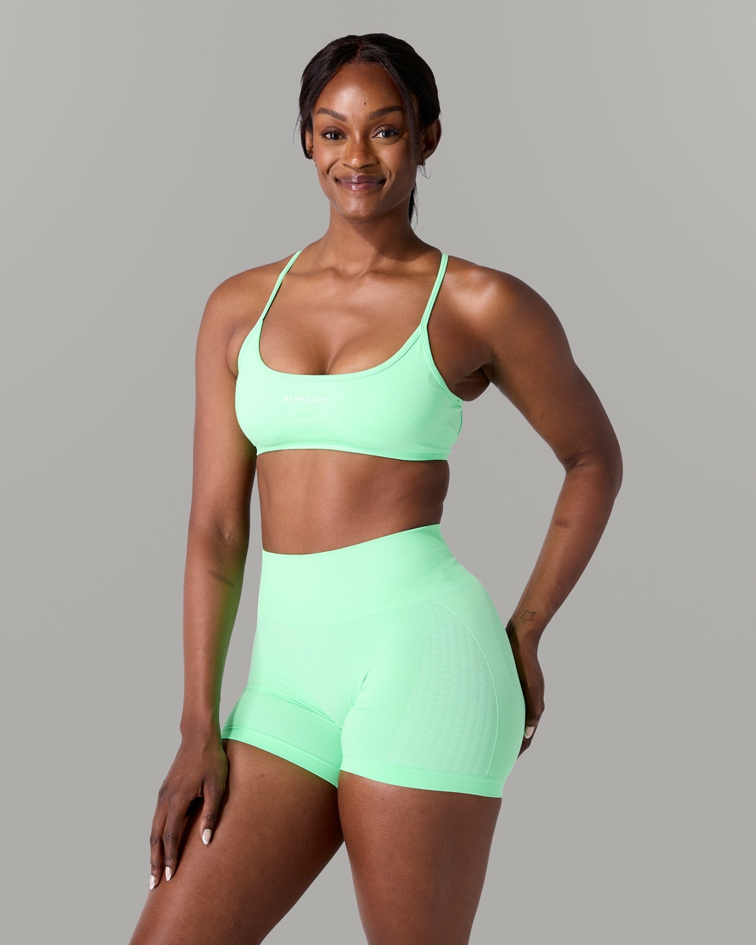 Amplify Open Back Bra - Aurora - Best Sports Bra | Alphalete