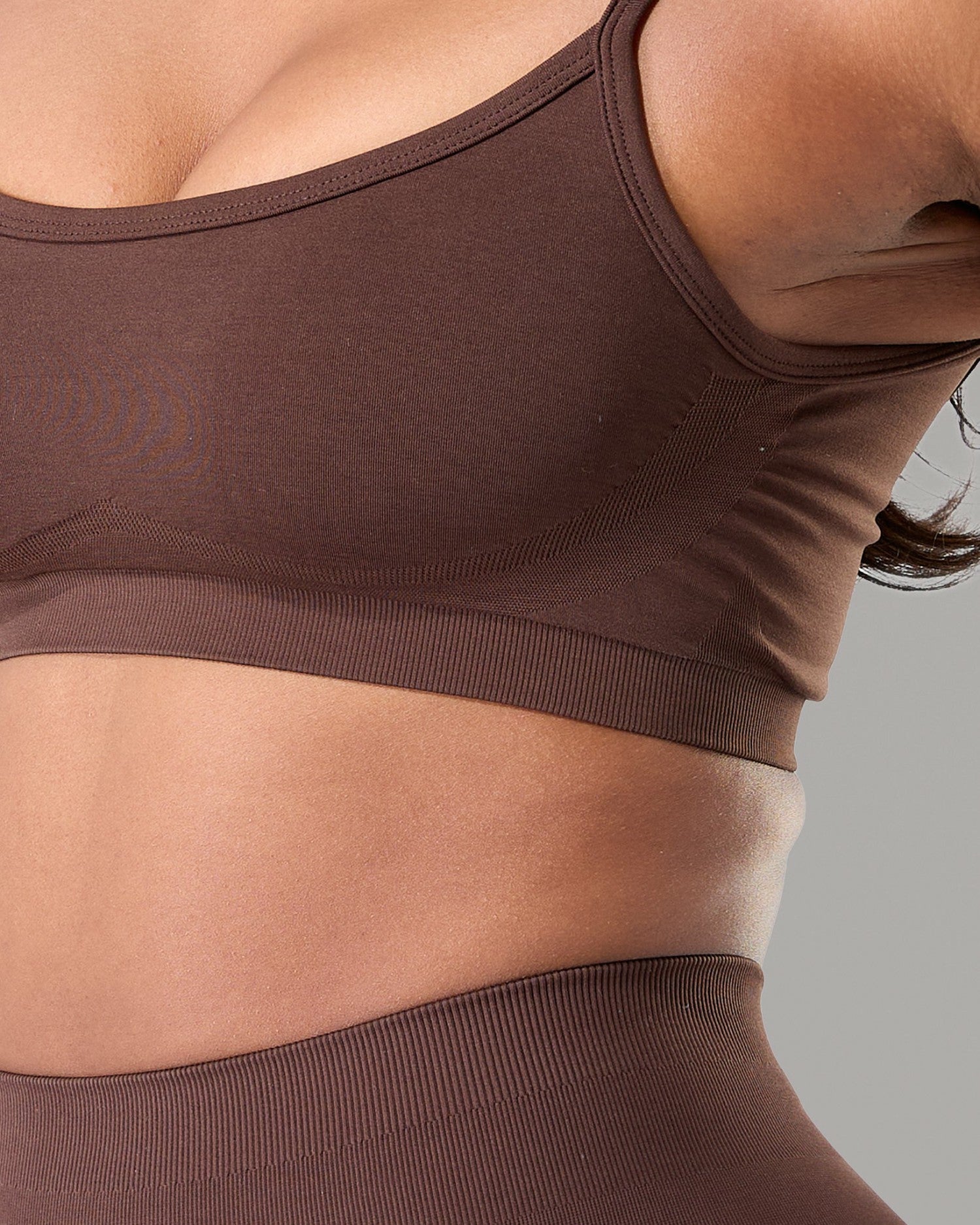 Push Bra - Espresso - Best Sports Bra | Alphalete