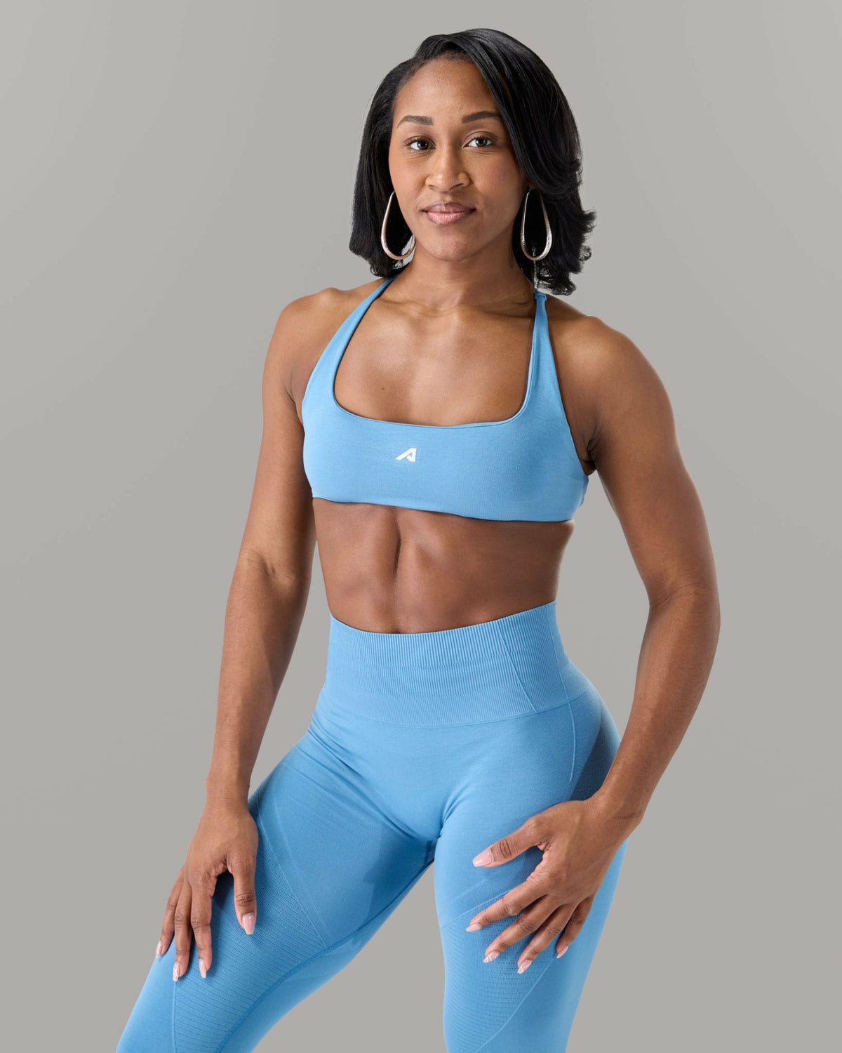 Verge Bra - Coastal Blue - Best Sports Bra | Alphalete