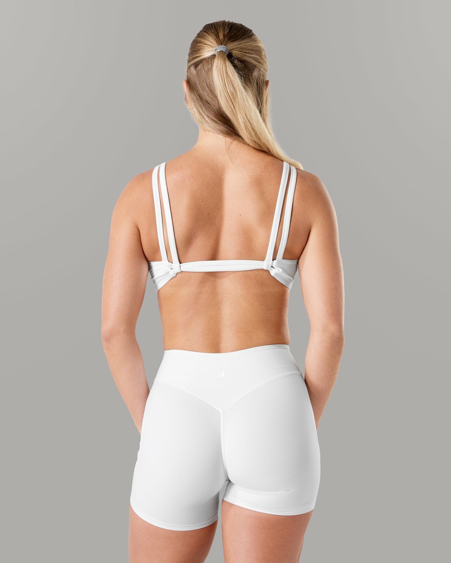 Lina Bra - White - Best Sports Bra | Alphalete