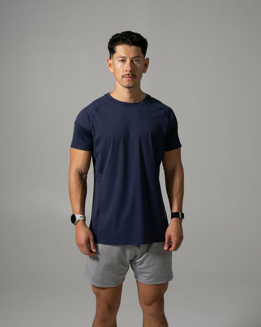 Fusion Tee - Navy Seal - Mens Workout Tee | Alphalete