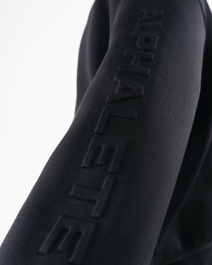 ELMTS Quarter Zip - Black - Men Workout Clothes | Alphalete