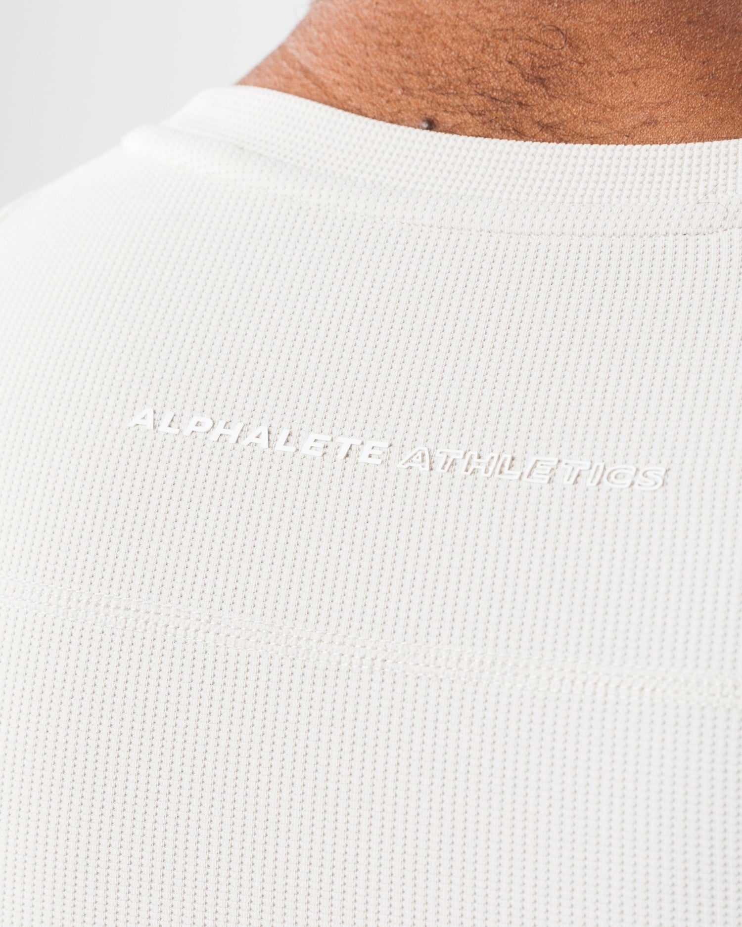 Power Short Sleeve - Bone - Men's Athletic Shorts | Alphalete