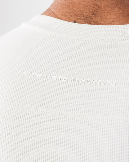Power Short Sleeve - Bone - Men's Athletic Shorts | Alphalete