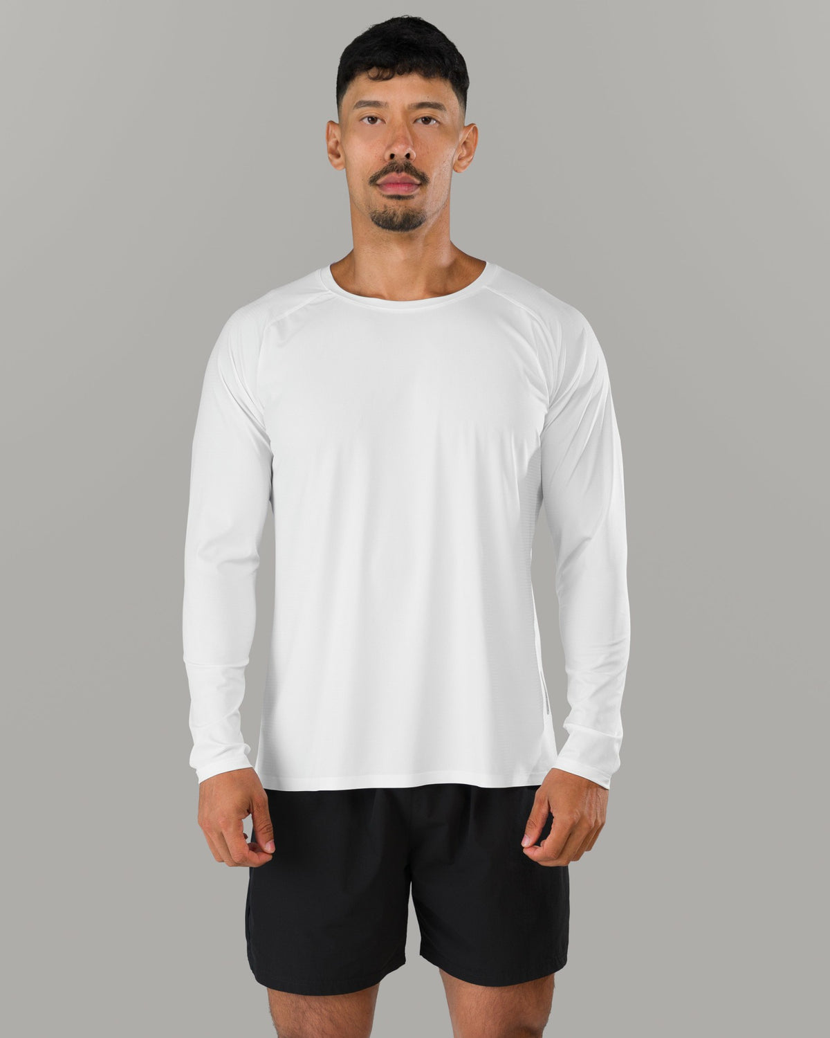 Proflex LS - White - Workout Clothes | Alphalete
