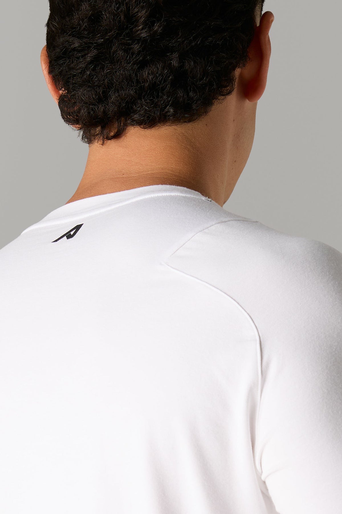 Essential LS Tee - White - Mens Workout Tee | Alphalete
