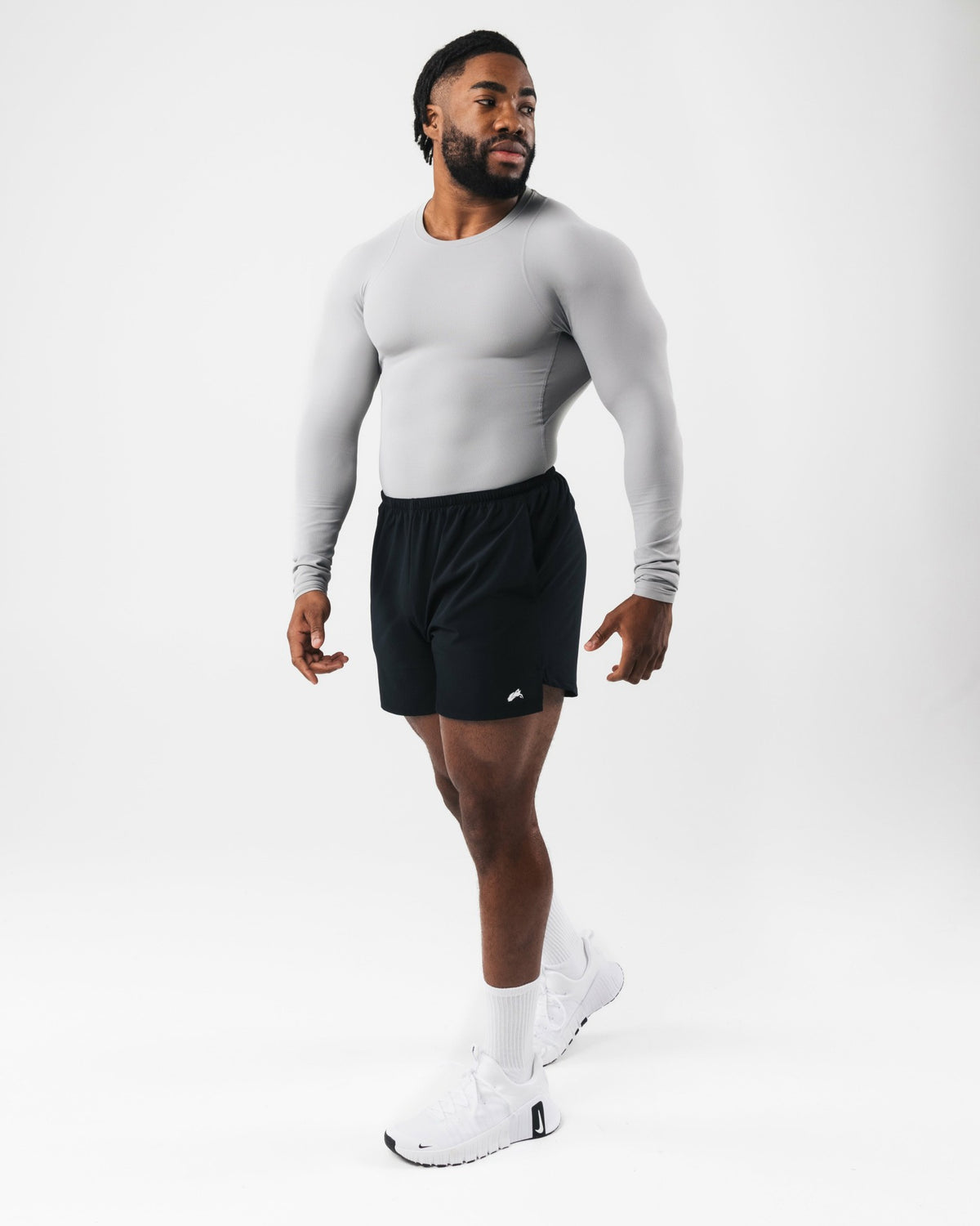 Power Long Sleeve - Chrome - Workout Clothes | Alphalete