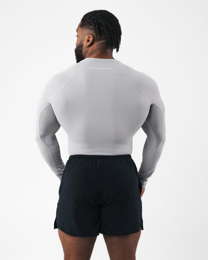 Power Long Sleeve - Chrome - Workout Clothes | Alphalete