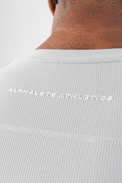 Power Long Sleeve - Chrome - Workout Clothes | Alphalete