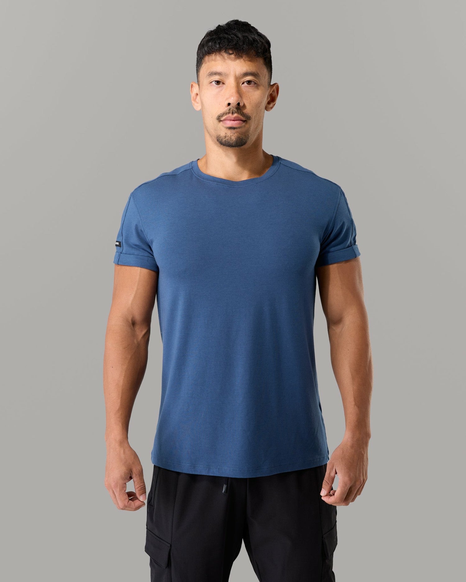 Rolled Muscle Tee - Titan - Mens Workout Tee | Alphalete