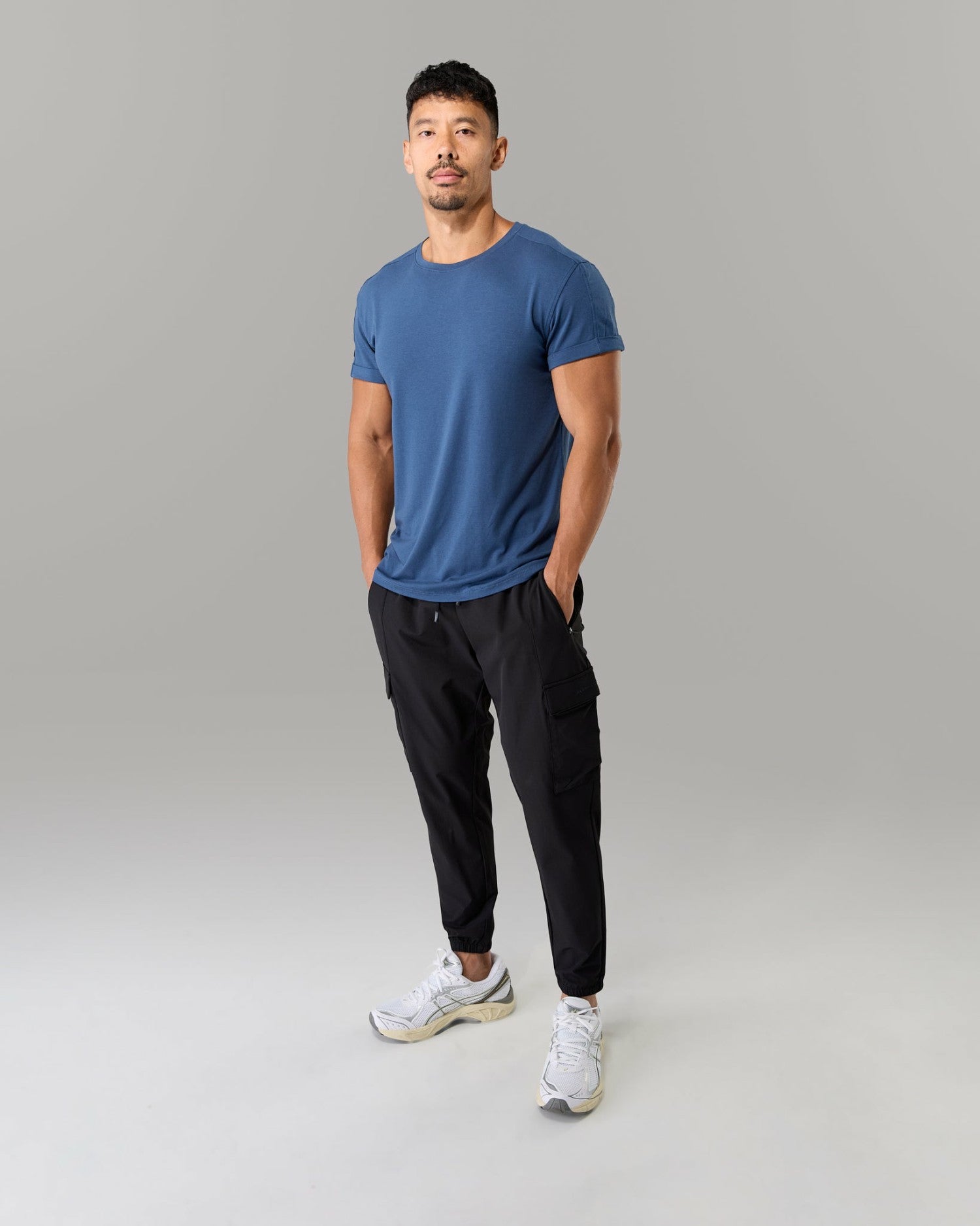 Rolled Muscle Tee - Titan - Mens Workout Tee | Alphalete