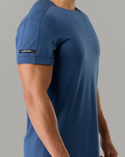 Rolled Muscle Tee - Titan - Mens Workout Tee | Alphalete
