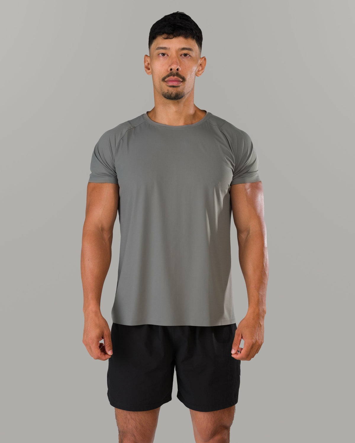 Proflex Tee - Iron Charcoal - Mens Workout Tee | Alphalete