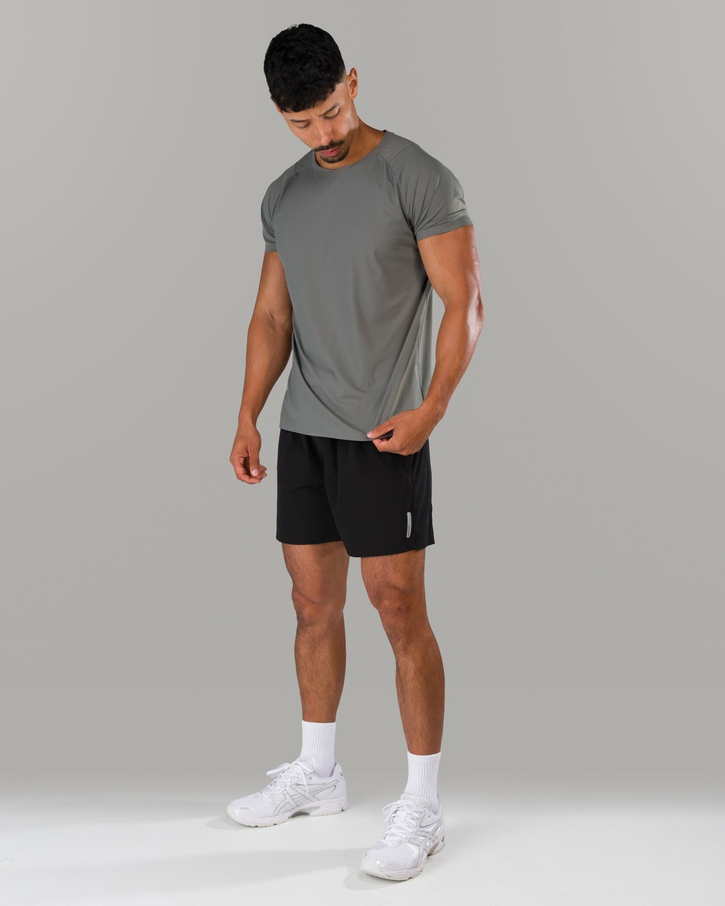 Proflex Tee - Iron Charcoal - Mens Workout Tee | Alphalete
